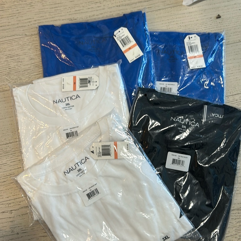 All sold - Nautica 3XL t-shirts - new Men’s